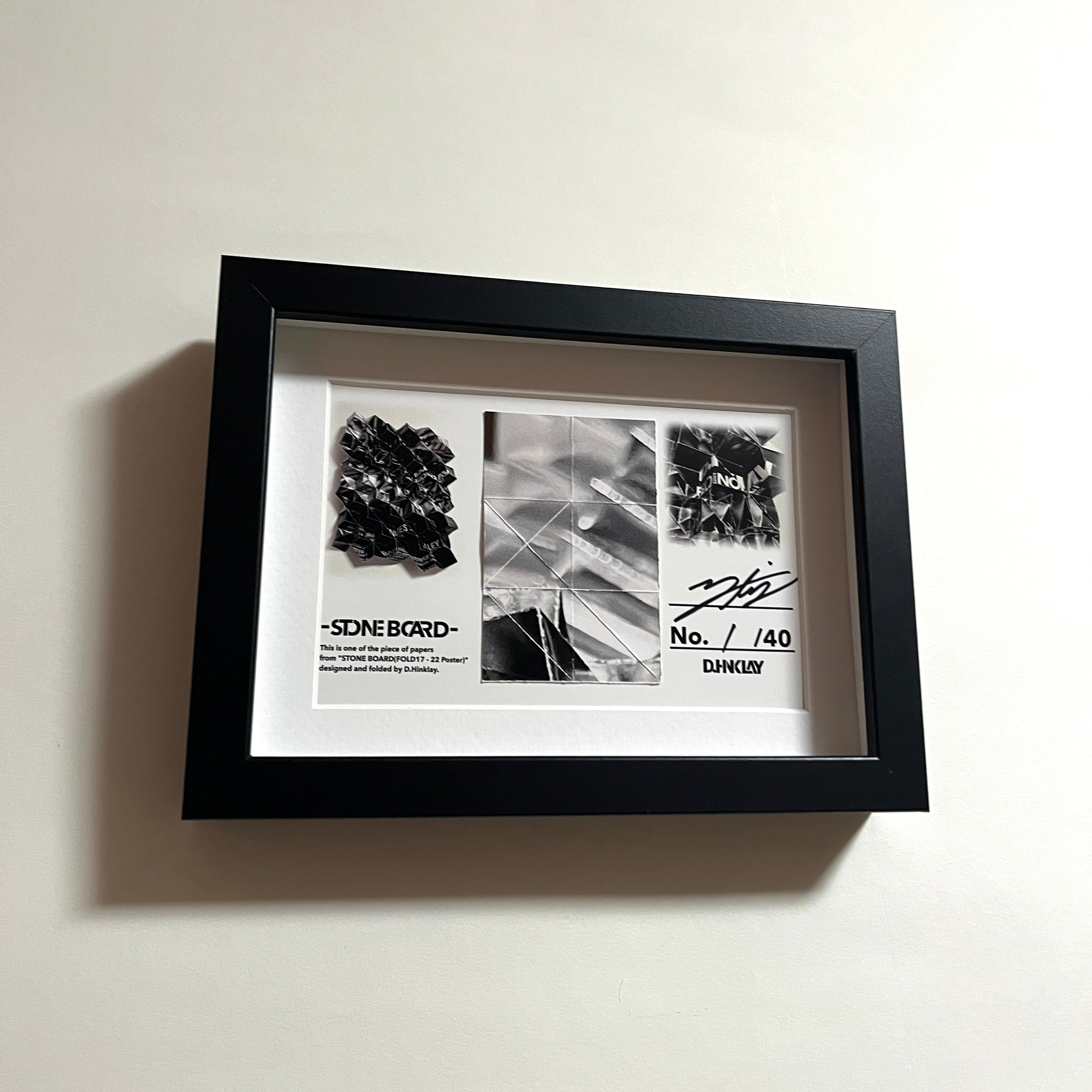 Unfolded Sheet Stone Board (FOLD17-22 Poster) (Small) | D.Hinklay