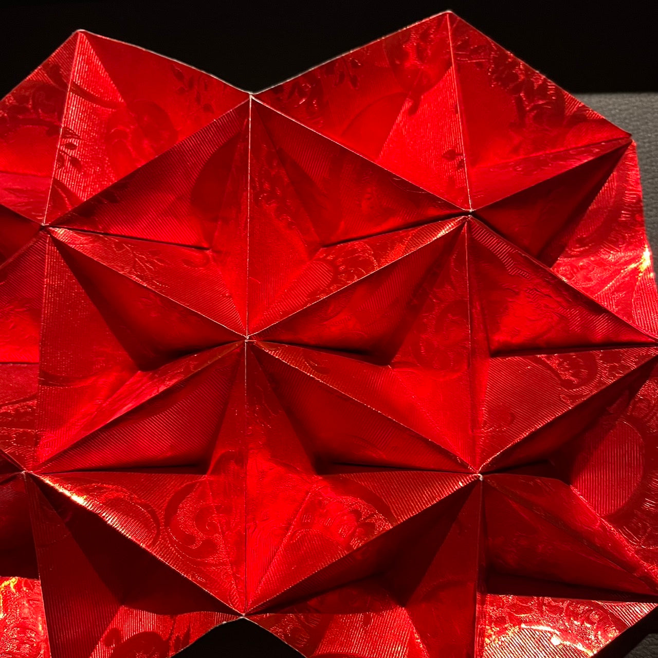 Triangles (Baroque Red)