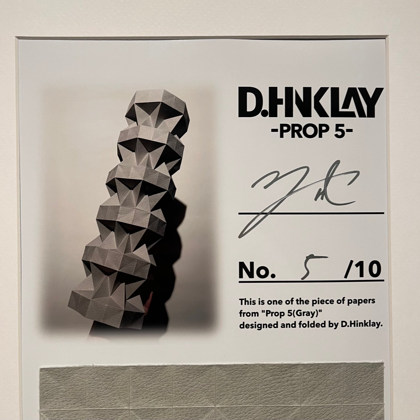 Unfolded Sheet Prop 5(Gray)