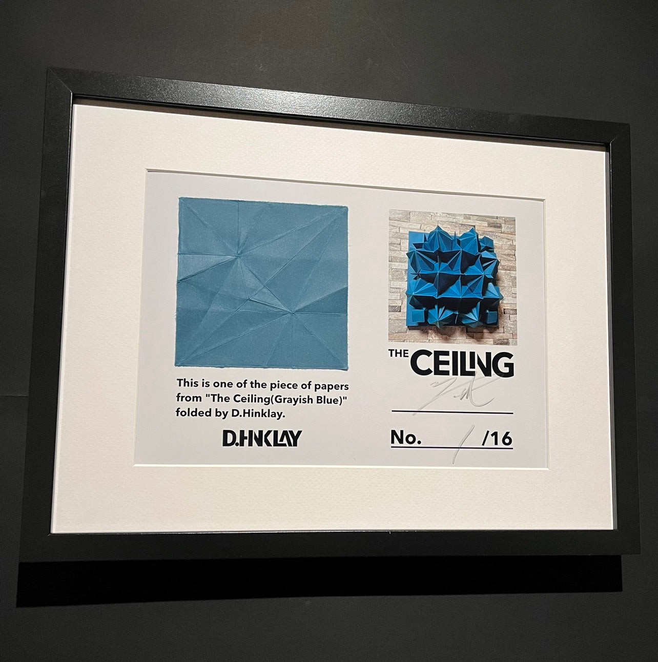 Unfolded Sheet The Ceiling (Grayish Blue)