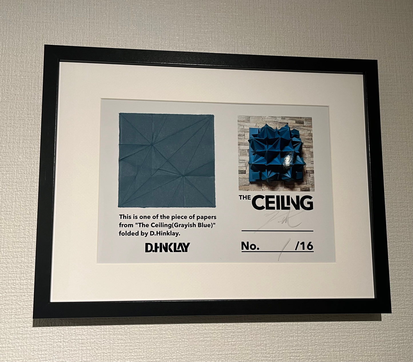 Unfolded Sheet The Ceiling (Grayish Blue)