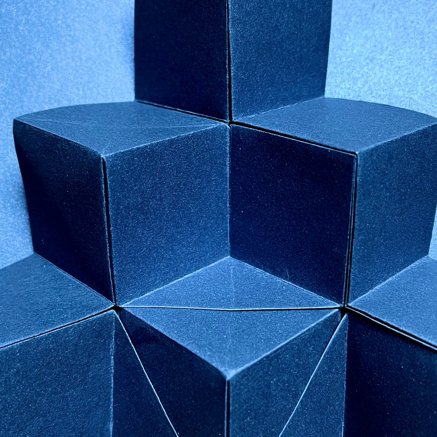 Cubes (Metal Blue)