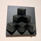 Cubes (Metallic Black)