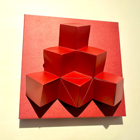 Cubes (Metallic Red)