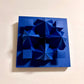 Dimensions (Blue Checkered Pattern)