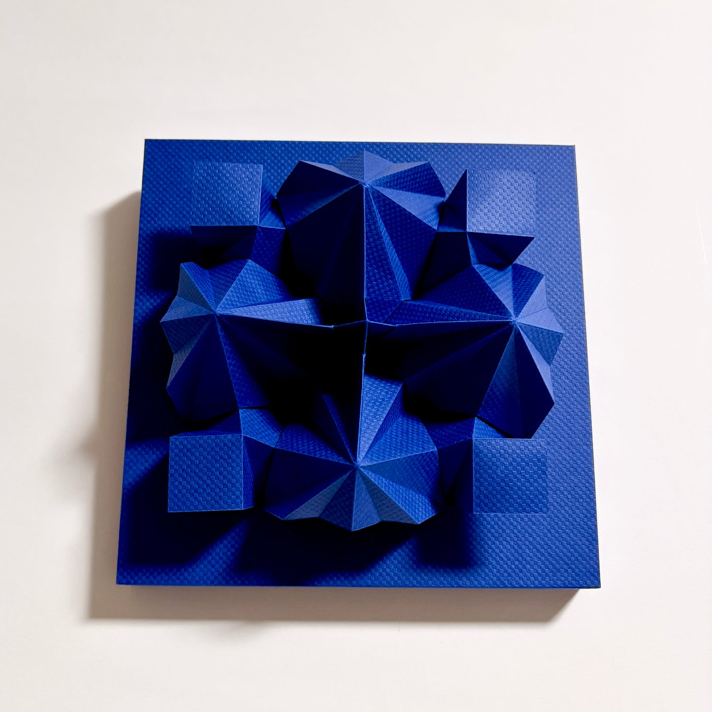 Dimensions (Blue Checkered Pattern)