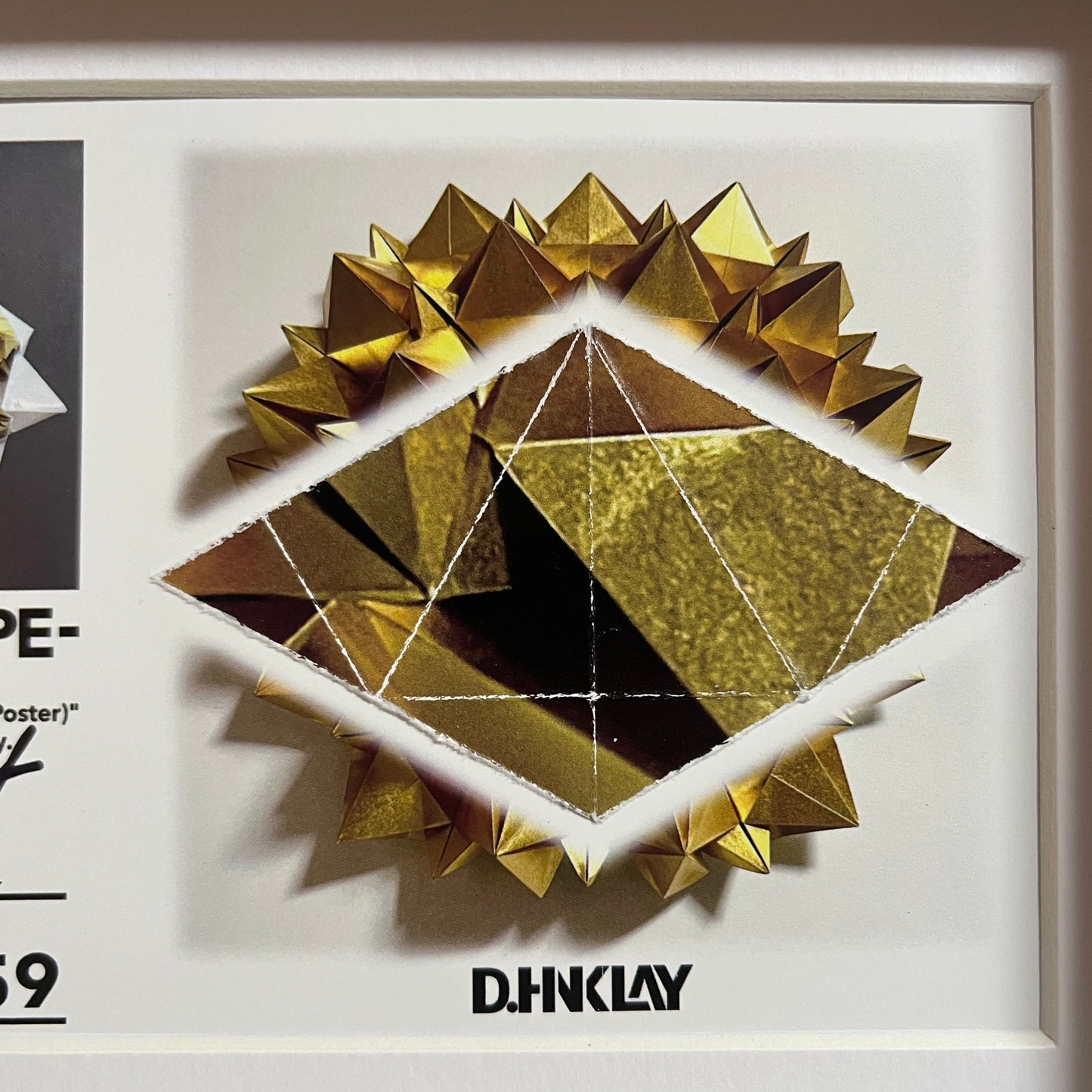 Unfolded Sheet Kaleidoscope (FOLD16 Poster) (Small)