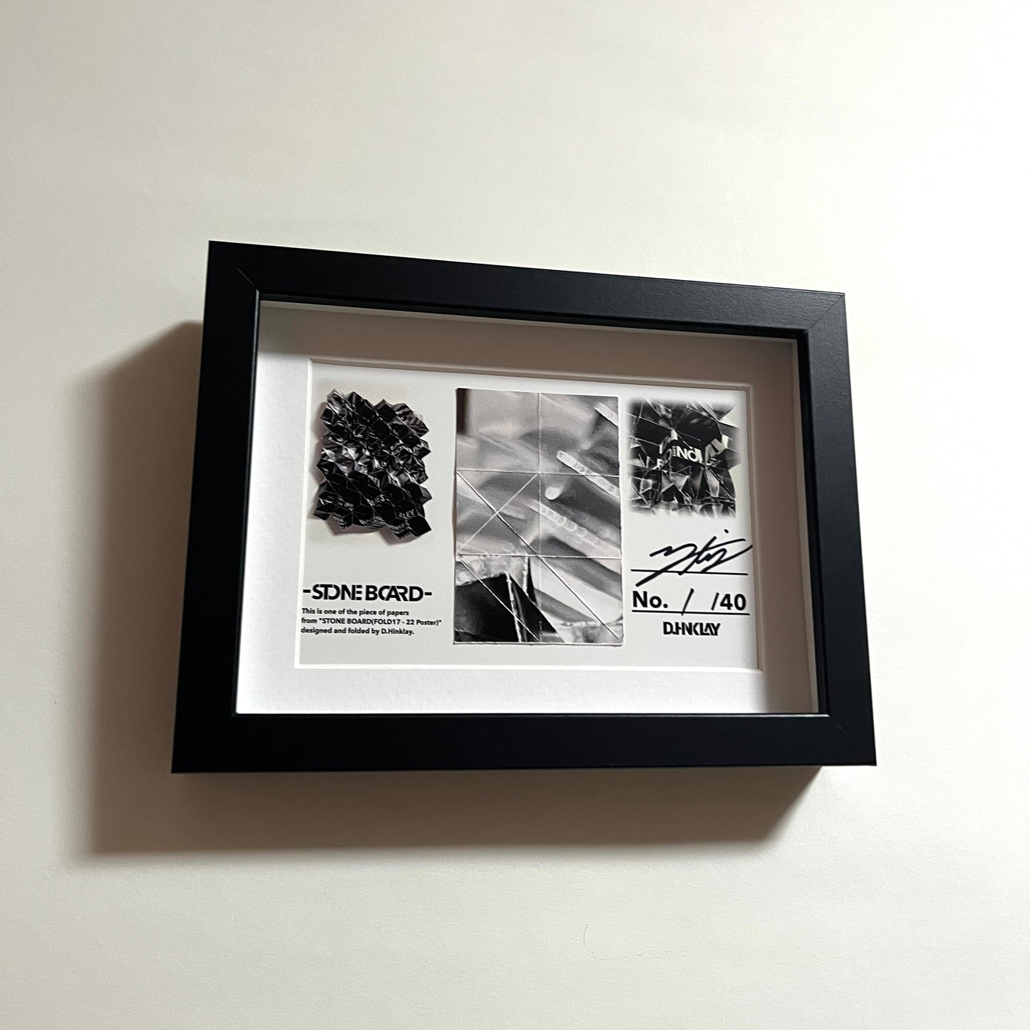 Unfolded Sheet Stone Board (FOLD17-22 Poster) (Small)