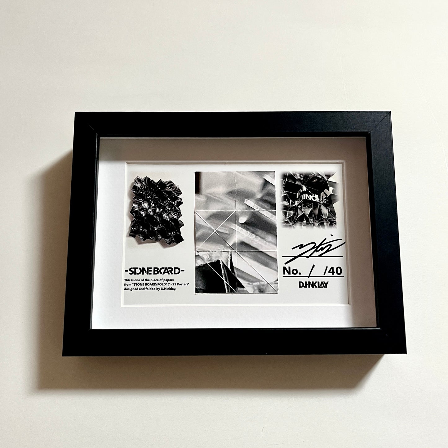 Unfolded Sheet Stone Board (FOLD17-22 Poster) (Small)