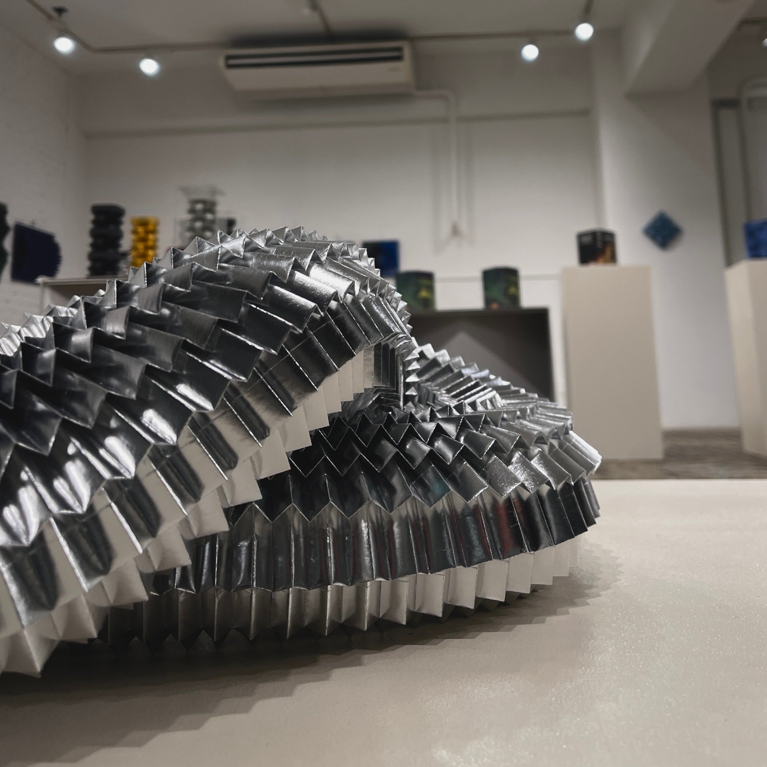 Origami Artwork Biorhythm (Silver)| D.Hinklay