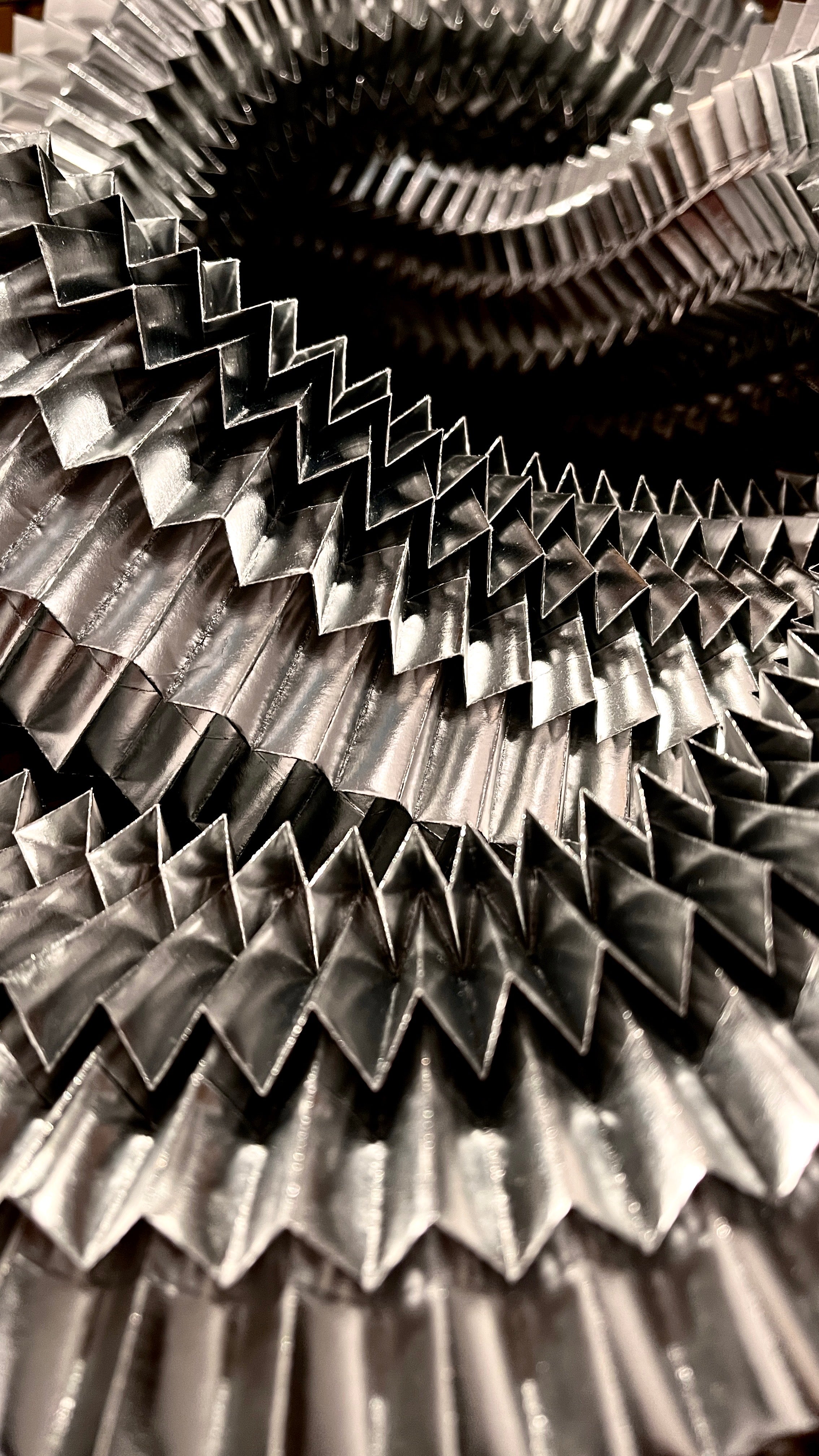 Origami Artwork Biorhythm (Silver)| D.Hinklay