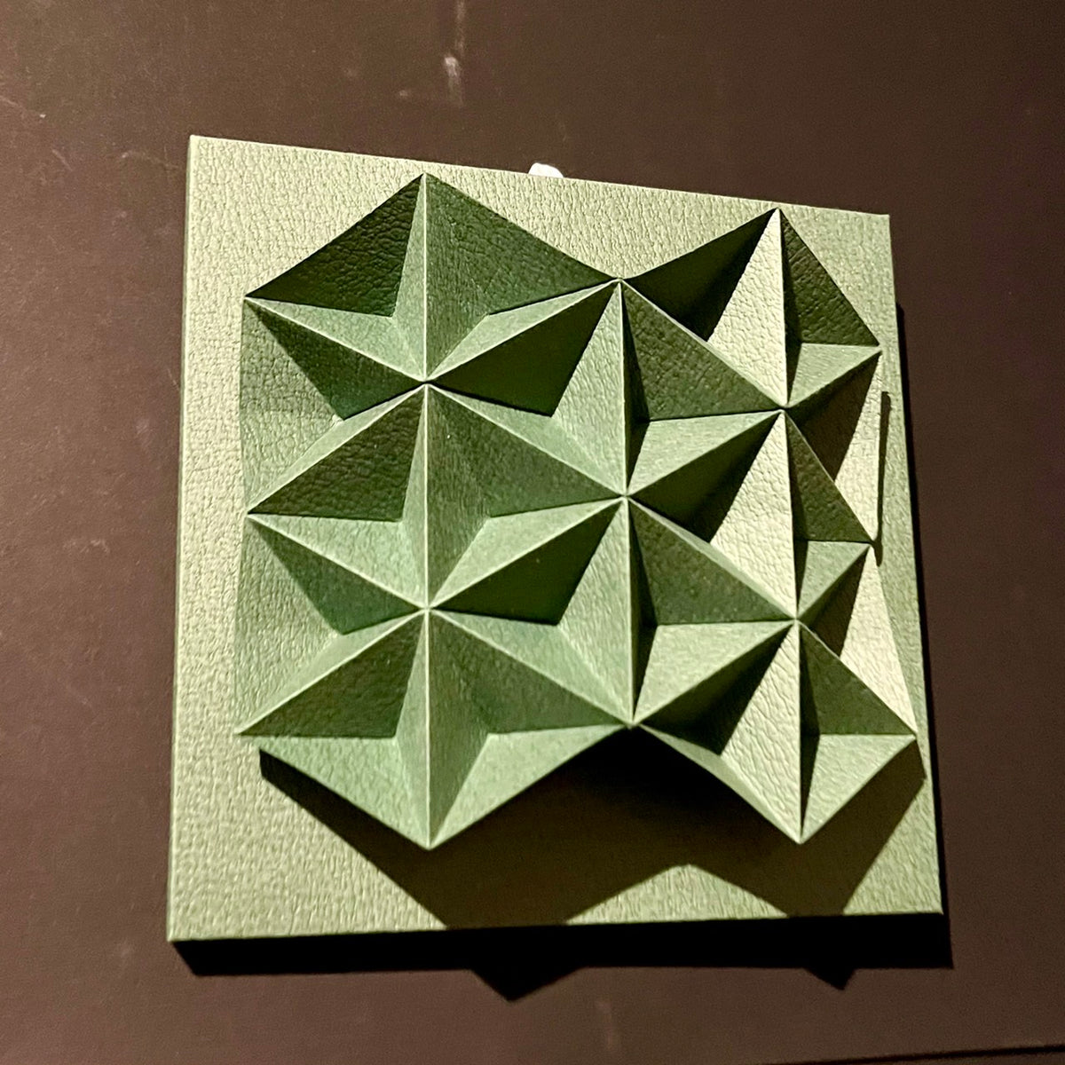 Green Paper Triangle Origami Triangles Mini Green | D.Hinklay