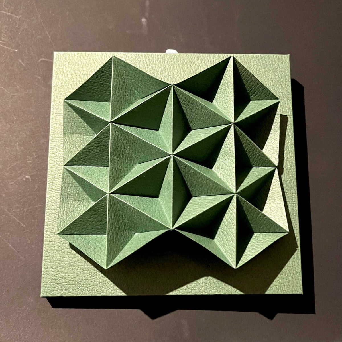 Green Paper Triangle Origami Triangles Mini Green | D.Hinklay